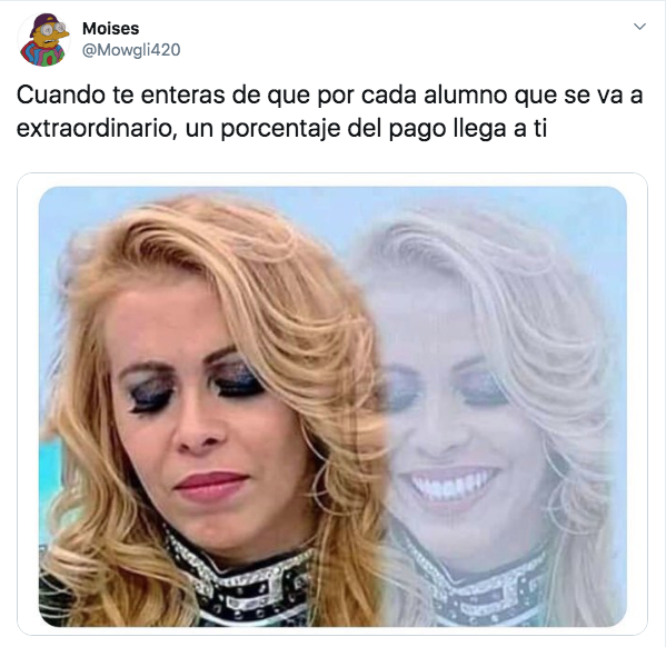 Memes de la señora triste y sonriendo