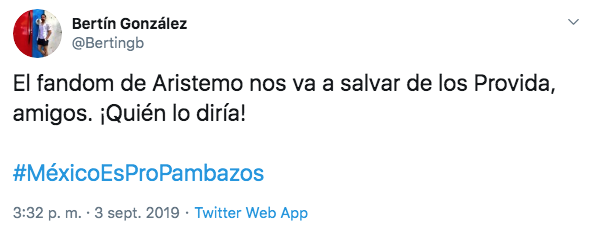 ¿Por qué México es propambazos? El hashtag que impulsaron los fans de aristemo