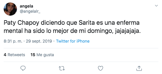 Paty Chapoy estalla contra Sarita Sosa en Ventaneando