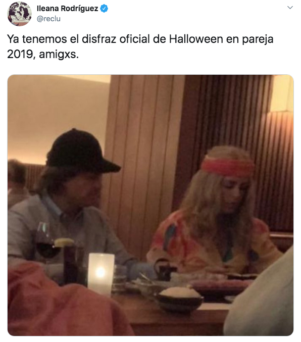 Captan a Peña Nieto y Tania Ruiz disfrazados en cena romántica en Nueva York