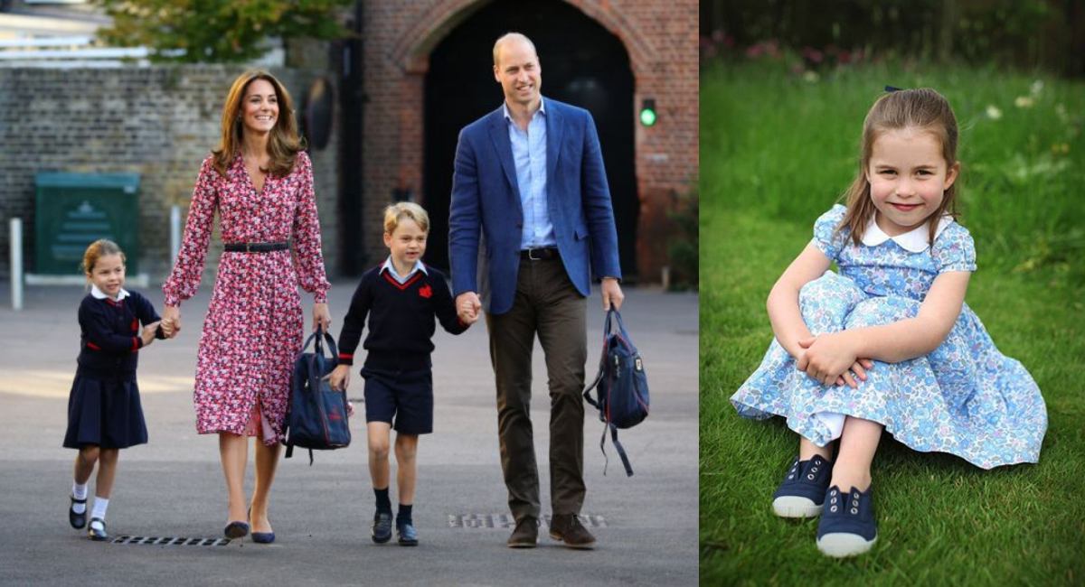 Primer día de clases de Charlotte, hija de Kate Middleton