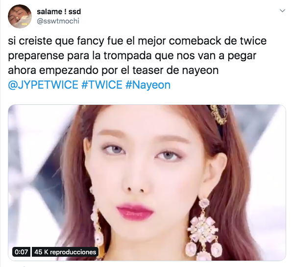 TWICE lanza teaser de su comeback con Nayeon para Feel Special