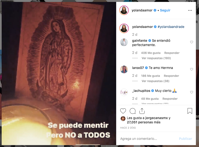 Yolanda Andrade tiene evidencia de que se casó con Verónica Castro