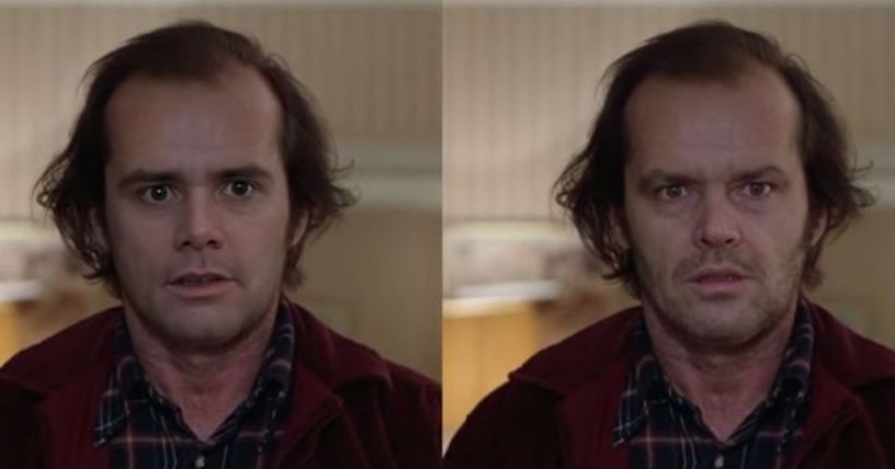 Video de Jim Carey imitando a Jack Nicholson es un DeepFake