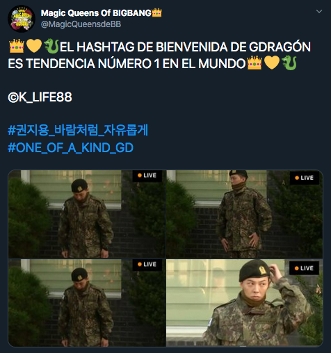 G-Dragon (BIG BANG) terminó hoy su servicio militar en Corea