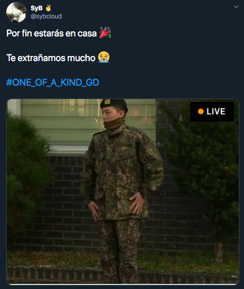 G-Dragon (BIG BANG) terminó hoy su servicio militar en Corea