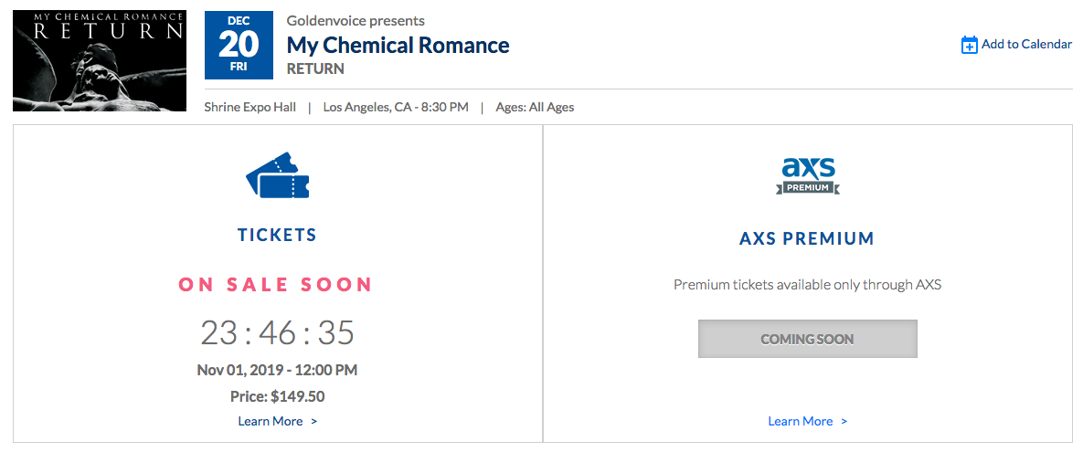 My Chemical Romance anuncia oficialmente reunión: The Return