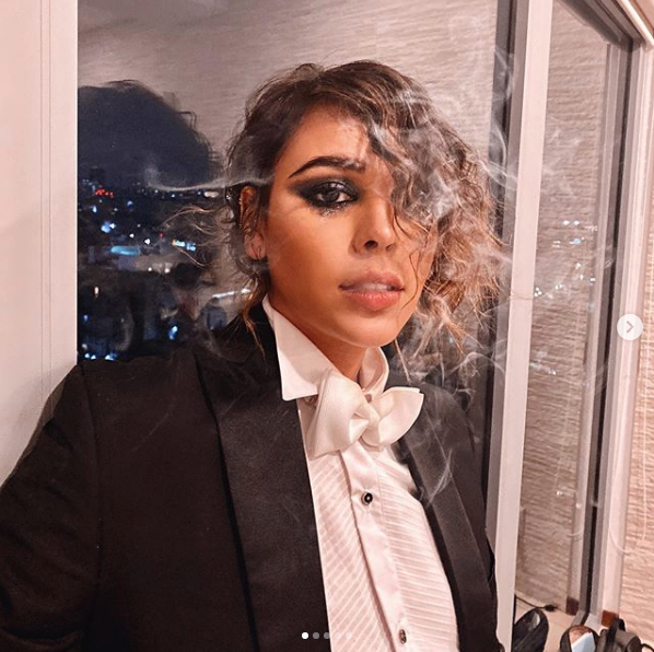 Danna Paola hace homenaje a Zendaya con disfraz de Halloween