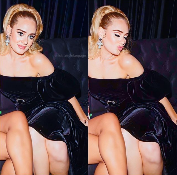 Adele reaparece con veinte kilos de menos