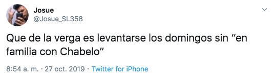 Chabelo vuelve a ser tendencia en Twitter por su programa