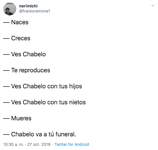 Chabelo vuelve a ser tendencia en Twitter por su programa