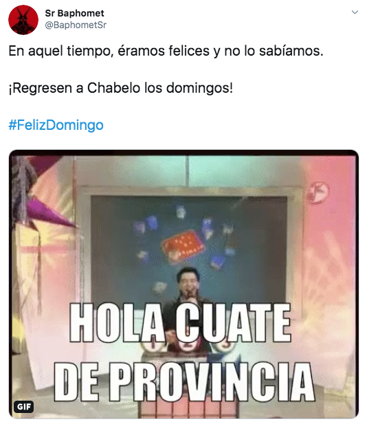 Chabelo vuelve a ser tendencia en Twitter por su programa