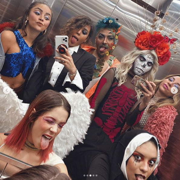 Danna Paola hace homenaje a Zendaya con disfraz de Halloween