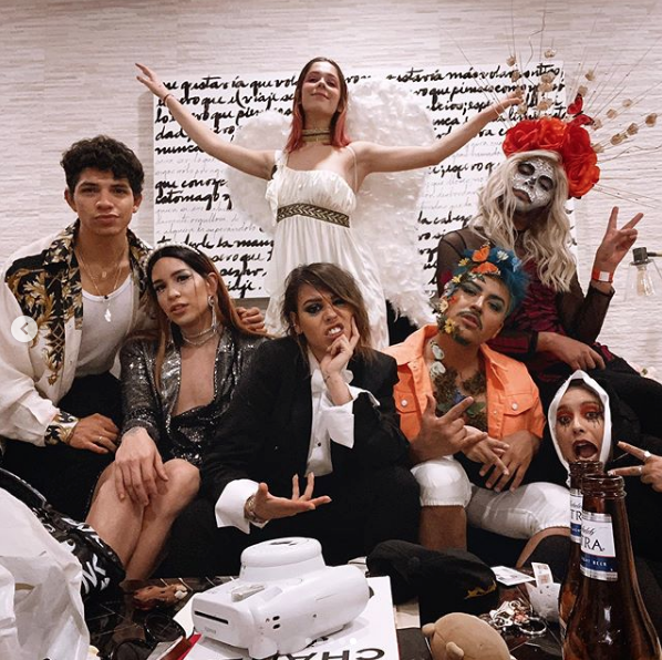 Danna Paola hace homenaje a Zendaya con disfraz de Halloween