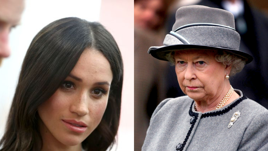 Reina Isabel II, Meghan Markle, Príncipe Harry, Retrato, Palacio De Buckingham, Duques De Sussex