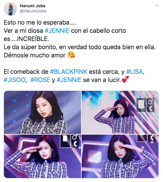 Jennie de BLACKPINK sorprende con cambio de look