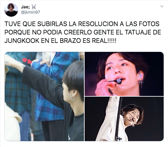 Jungkook de BTS se hace tatuaje inspirado en Nirvana