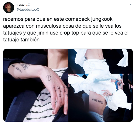 Jungkook de BTS se hace tatuaje inspirado en Nirvana