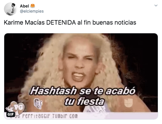 Los memes de la detención de Karime Macías en Londres