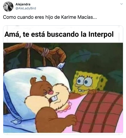 Los memes de la detención de Karime Macías en Londres