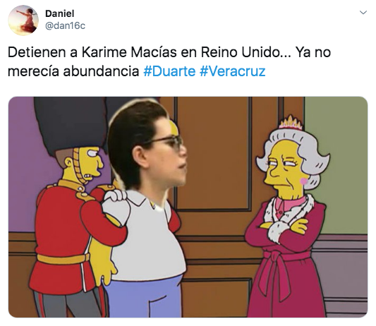 Los memes de la detención de Karime Macías en Londres