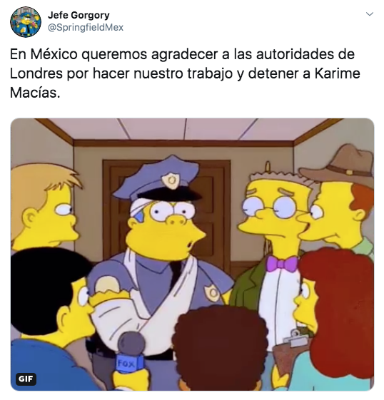 Los memes de la detención de Karime Macías en Londres