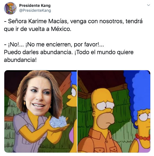 Los memes de la detención de Karime Macías en Londres