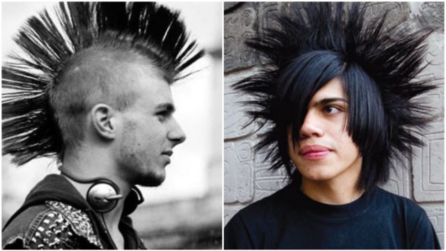 Foto: punks vs emos. 20 Octubre 2019