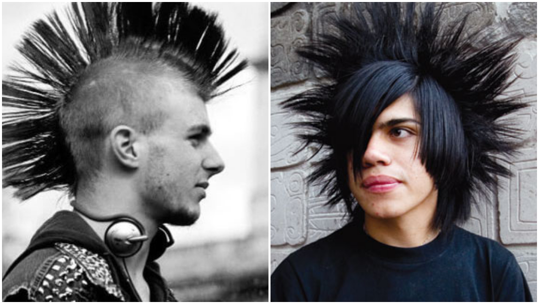 Foto: punks vs emos. 20 Octubre 2019