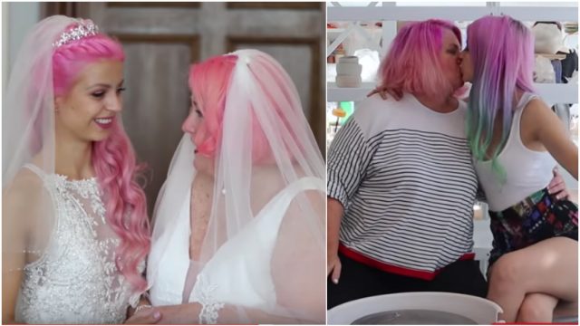 â€œNo es mi mamÃ¡, es mi esposaâ€: dos mujeres se casan aunque se llevan 37 aÃ±os de edad