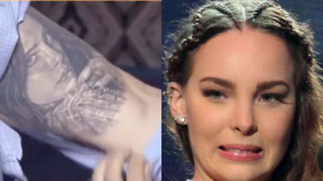 Tatuaje De Lupillo De Belinda, Tatuaje De Belinda En El Brazo De Lupillo Rivera, Lupillo Rivera, Belinda, Lupillo Y Belinda, Lupillo Rivera Tatuaje Belinda