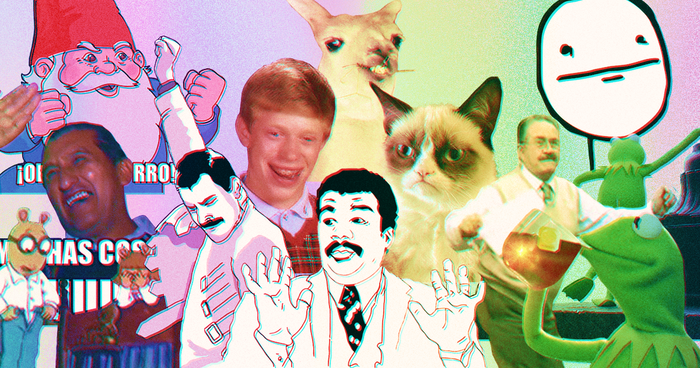 Los mejores memes graciosos de la década del 2010 en collage