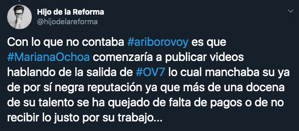 Cuál es el origen del pleito entre OV7 y Ari Borovoy