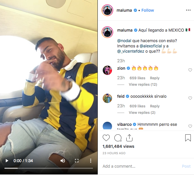 Maluma deja reggaetón cantar rancheras con Christian Nodal
