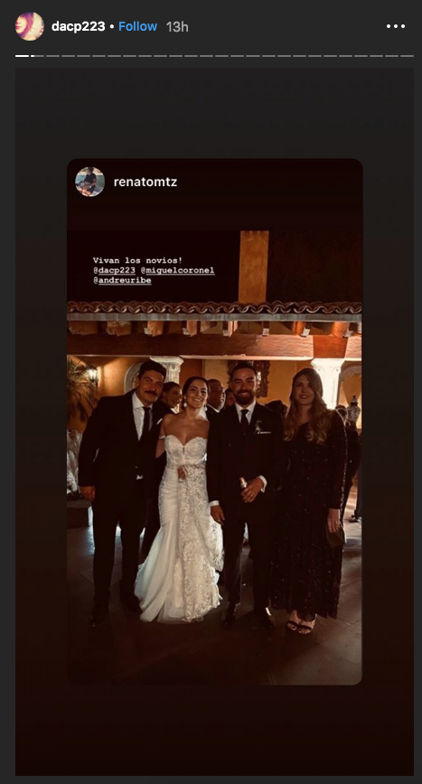 Así fue la boda de la hija de Ana Gabriel
