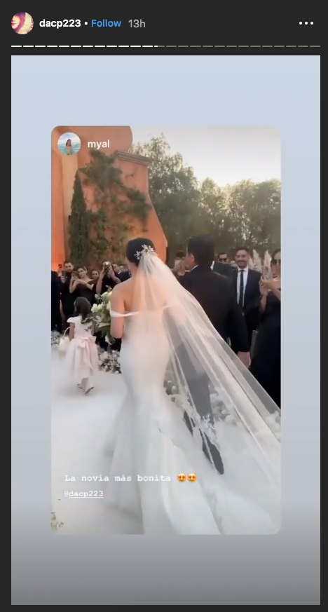 Así fue la boda de la hija de Ana Gabriel