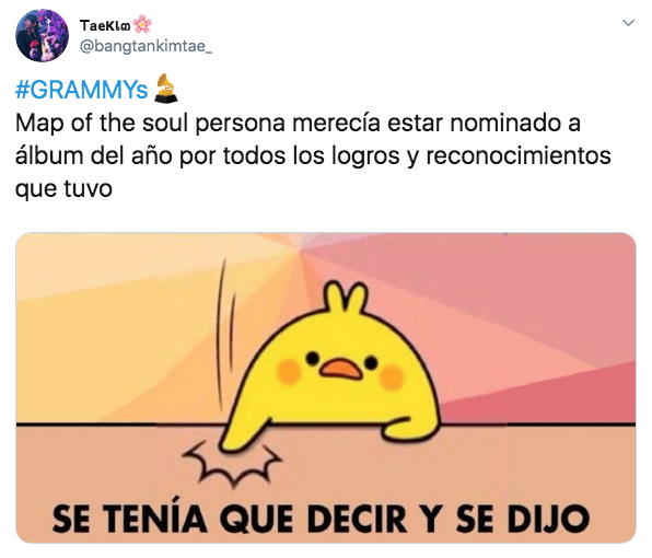 BTS no fue nominado a los Grammy 2020 y el ARMY reacciona