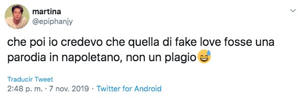 Cantante italiano plagia "Fake Love" de BTS