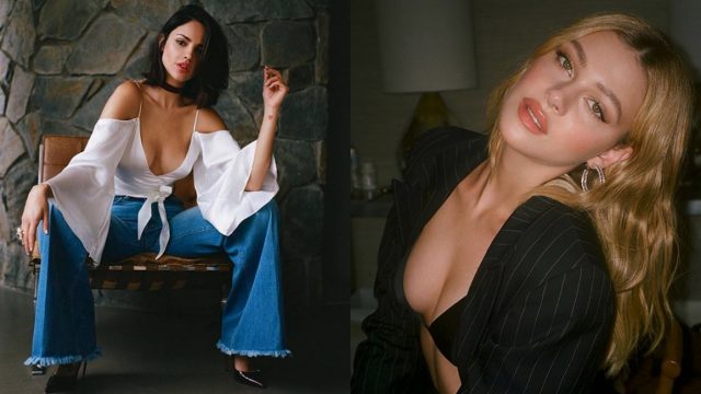 Captan a Eiza González besando a la modelo Nicola Peltz