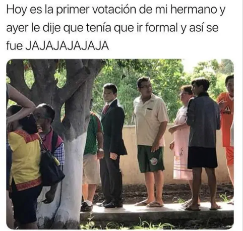 Meme día de las elecciones 2018
