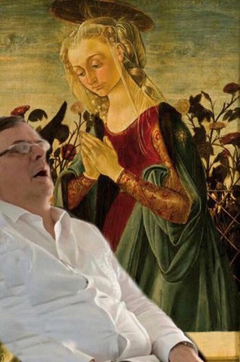 Los mejores memes de Marcelo Ebrard dormido en un avión