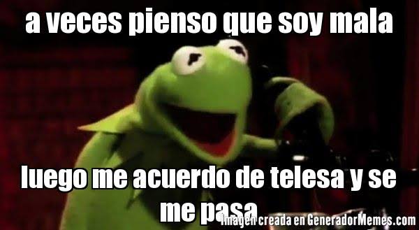 Meme de rana rene diciendo se me pasa