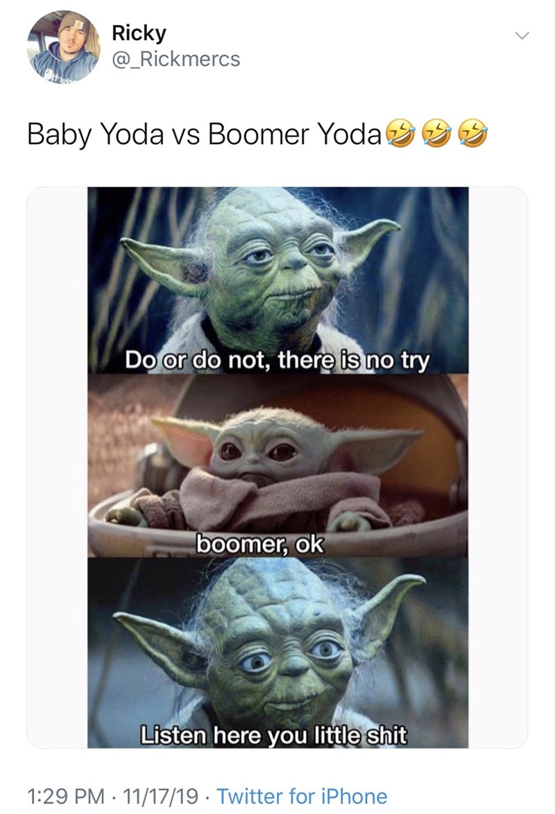 Memes de Baby Yoda de The Mandalorian