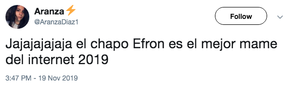Quién es el Chapo Efron, estos son sus mejores memes