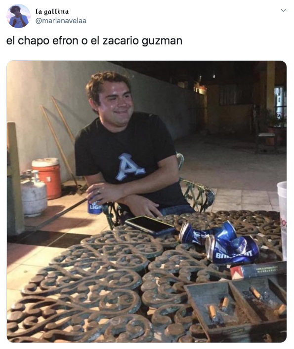 Quién es el Chapo Efron, estos son sus mejores memes