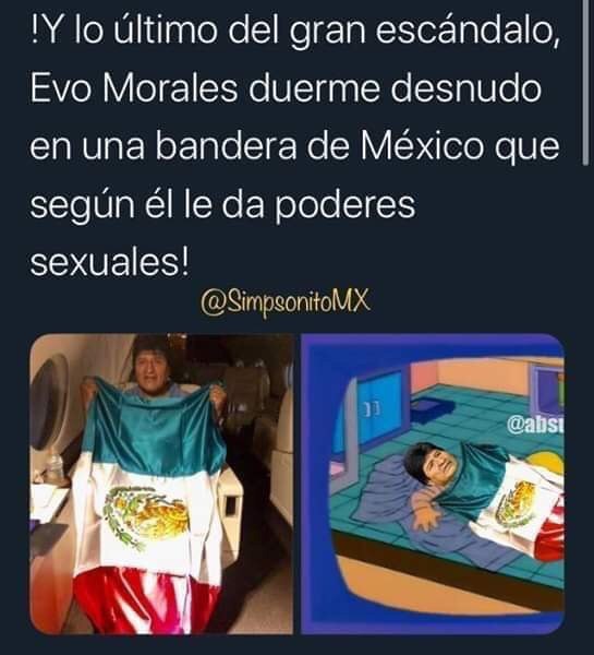 Memes de Evo Morales en México