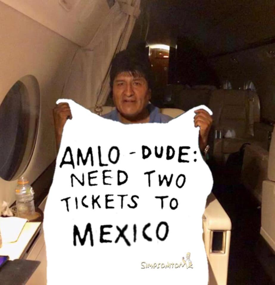 Memes de Evo Morales en México