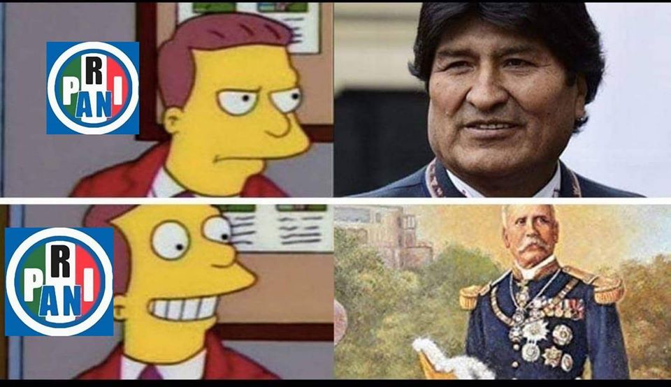 Memes de Evo Morales en México