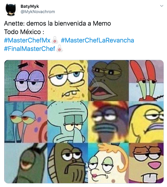 Memes de la gran final de Master Chef La Revancha