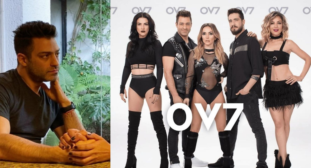 Ari Borovoy y los integrantes de OV7 tras el pleito